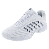 Juniors' Hypercourt Express 3 Tennis Shoes White and Dawn Blue,Footwear,K-Swiss,1Y,WHITE/DAWN_BLUE,Tennis Express,84603-152S26copy