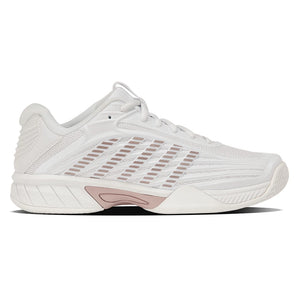 Juniors Hypercourt Express 3 Tennis Shoes White and Rose Gold,Footwear,K-Swiss,,,Tennis Express,84603-190F26-1