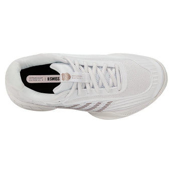 Juniors Hypercourt Express 3 Tennis Shoes White and Rose Gold,Footwear,K-Swiss,,,Tennis Express,84603-190F26-3