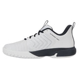 Juniors Ultrashot Light Tennis Shoes White and Carbon,Footwear,K-Swiss,,,Tennis Express,84896-148-original_2