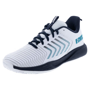Juniors Ultrashot Light Tennis Shoes White and Carbon,Footwear,K-Swiss,White/Carbon,1Y,Tennis Express,84896-148F26copy