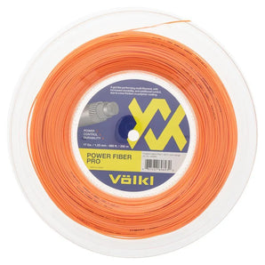 Power Fiber Pro Tennis String Reel-Strings-Volkl-85625-NEON_ORANGE-L-Tennis Express