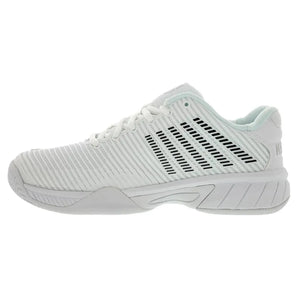 Juniors' Hypercourt Express 2 Tennis Shoes White and Black-Footwear-K-Swiss-86613-102F20-1-Tennis Express