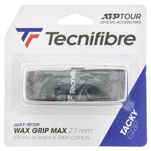 Wax Grip Max Replacement Tennis Grip-Accessories-Tecnifibre-87060-BLACK-L-Tennis Express