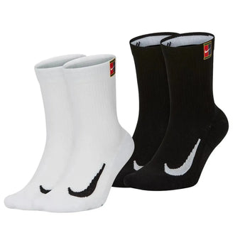 Court Multiplier Max Crew Tennis Socks (2 Pairs)-Socks-Nike-90380-DEFAULT-L-Tennis Express