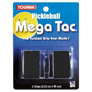 Mega Tac Pickleball Overgrip 2 Pack-Accessories-Tourna-90511-BLACK-L-2-[Sku]-Tennis Express