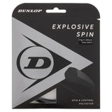 Explosive Spin Black 17G Tennis String-Strings-Dunlop-91225-DEFAULT-L-Tennis Express