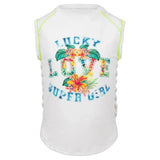 Girls' Tennis Muscle Tank-Apparel-Lucky In Love-92152-10955_LOVE_U-L-Tennis Express