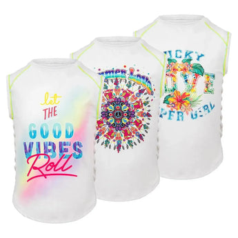 Girls' Tennis Muscle Tank-Apparel-Lucky In Love-92152-DEFAULT-L-Tennis Express