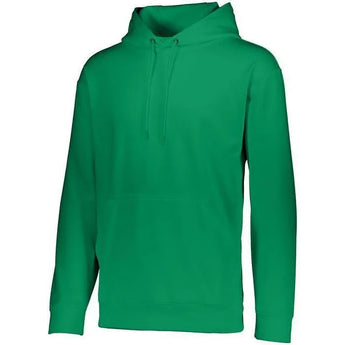 Youth Wicking Fleece Hoodie-Apparel-Augusta-92368-030_KELLY-L-Tennis Express