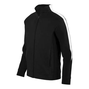 Youth Medalist Jacket 2.0-Apparel-Augusta-92370-420_BLACK-L-Tennis Express