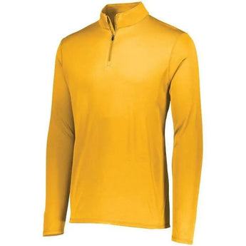 Youth Attain Wicking 1/4 Zip-Apparel-Augusta-92375-025_GOLD-L-Tennis Express