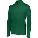 Youth Attain Wicking 1/4 Zip-Apparel-Augusta-92375-035_DK_GREEN-L-Tennis Express