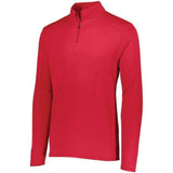 Youth Attain Wicking 1/4 Zip-Apparel-Augusta-92375-040_RED-L-Tennis Express