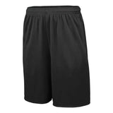 Youth Training Shorts With Pockets-Apparel-Augusta-92377-080_BLACK-L-Tennis Express