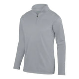 Youth Wicking Fleece Pullover-Apparel-Augusta-92384-009_GREY-L-Tennis Express