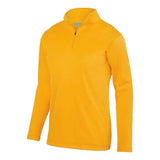 Youth Wicking Fleece Pullover-Apparel-Augusta-92384-025_GOLD-L-Tennis Express
