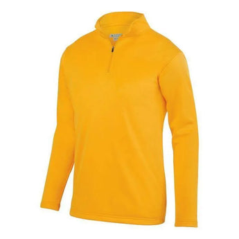 Youth Wicking Fleece Pullover-Apparel-Augusta-92384-025_GOLD-L-Tennis Express