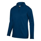 Youth Wicking Fleece Pullover-Apparel-Augusta-92384-065_NAVY-L-Tennis Express
