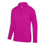 Youth Wicking Fleece Pullover-Apparel-Augusta-92384-809_PWR_PINK-L-Tennis Express