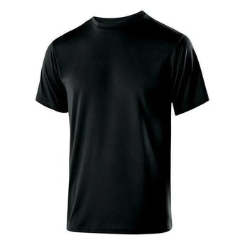 Youth Gauge Short Sleeve-Apparel-Holloway-92387-080_BLACK-L-Tennis Express