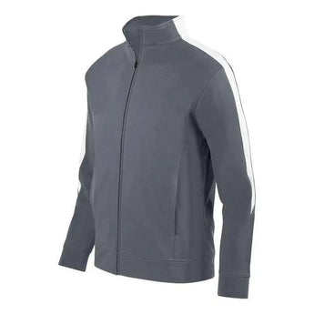 Men's Medalist Jacket 2.0-Apparel-Augusta-92412-R04_GRAPHITEWHITE-L-Tennis Express