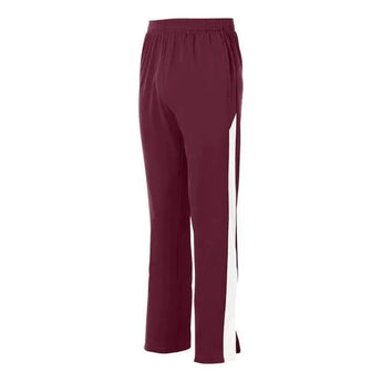 Men's Medalist Pant 2.0-Apparel-Augusta-92416-380_MAROONWHITE-L-Tennis Express