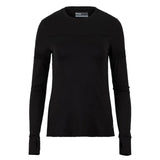 Women's Pacer Long Sleeve Tennis Top-Apparel-Lija-93227-BLACK-L-Tennis Express