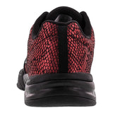Women's X Court Tennis Shoes Black and Metallic Red,Footwear,K-Swiss,,,Tennis Express,93351-050S16-1-5