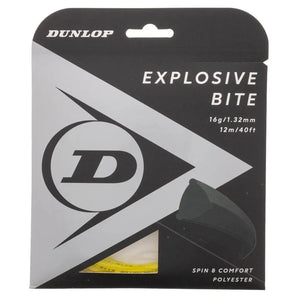 Explosive Bite Yellow 16G Tennis String-Strings-Dunlop-93429-DEFAULT-L-Tennis Express