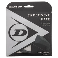 Explosive Bite Black 17G Tennis String-Strings-Dunlop-93431-DEFAULT-L-Tennis Express