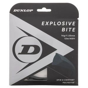 Explosive Bite Black 16G Tennis String-Strings-Dunlop-93434-DEFAULT-L-Tennis Express