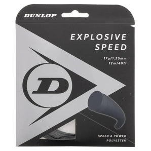 Explosive Speed Black 17G Tennis String-Strings-Dunlop-93435-DEFAULT-L-Tennis Express