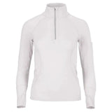 Women's Mock Zip Tennis Top-Apparel-BloqUV-94389-WHITE-L-Tennis Express