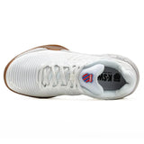 Women's Hypercourt Express 2 Indoor Pickleball Shoes Bright White and Gum-Footwear-K-Swiss-94397-954F24-3-Tennis Express