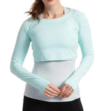 Women's Tennis Crop Top-Apparel-BloqUV-94397-MINT-L-Tennis Express