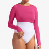 Women's Tennis Crop Top-Apparel-BloqUV-94397-PASSION_PINK-L-Tennis Express