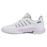 Women's Ultra Court Pickleball Shoes White and Orchid Hush,Footwear,K-Swiss,,,Tennis Express,94405-143U26-2