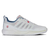 Women's Ultra Court Pickleball Shoes White and Faded Denim-Footwear-K-Swiss-94405-163S25-1_7f7fe944-52f3-4c02-8deb-79cc82ca3a67-Tennis Express