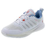 Women's Ultra Court Pickleball Shoes White and Faded Denim-Footwear-K-Swiss-94405-163S25_66557b13-8c2e-4061-8f00-bc02f7a608c7-Tennis Express