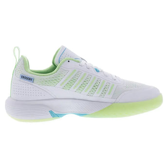 Women's Ultra Court Pickleball Shoes Bit of Blue and Paradise Green-Footwear-K-Swiss-94405-964U2502copy-Tennis Express