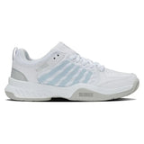 Women's Court Express 2 Tennis Shoes White and Ballad Blue-Footwear-K-Swiss-94428-117F25-1-Tennis Express