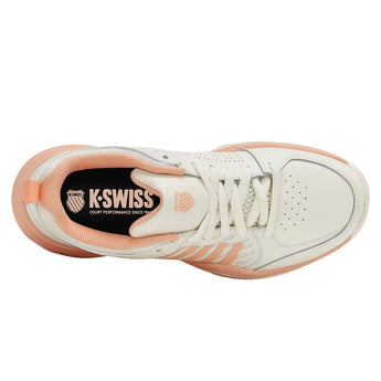 Women's Court Express 2 Tennis Shoes Egret and Peach Parfait,Footwear,K-Swiss,,,Tennis Express,94428-150U26-3