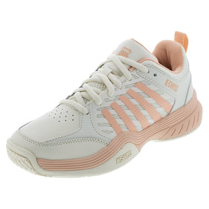 Women's Court Express 2 Tennis Shoes Egret and Peach Parfait,Footwear,K-Swiss,5,EGRET/PEACH_PARFAIT,Tennis Express,94428-150U26copy