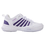 Women's Court Express 2 Tennis Shoes White and Purple Haze-Footwear-K-Swiss-94428-151.01-2-Tennis Express