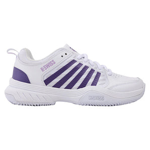Women's Court Express 2 Tennis Shoes White and Purple Haze-Footwear-K-Swiss-94428-151.01-2-Tennis Express