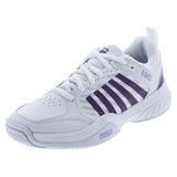 Women's Court Express 2 Tennis Shoes White and Purple Haze-Footwear-K-Swiss-94428-151S26copy-Tennis Express