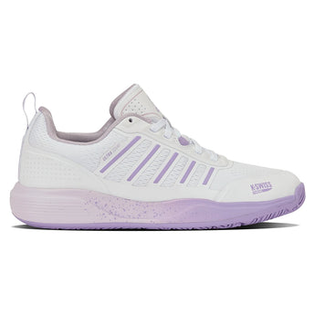 Women's Ultra Court Padel Shoes White and Orchid Hush,Footwear,K-Swiss,,,Tennis Express,94436-160F26-1