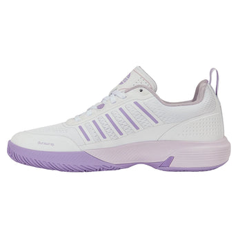 Women's Ultra Court Padel Shoes White and Orchid Hush,Footwear,K-Swiss,,,Tennis Express,94436-160F26-2