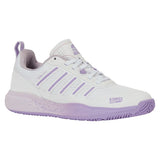 Women's Ultra Court Padel Shoes White and Orchid Hush,Footwear,K-Swiss,White/Orchid Hush,5,Tennis Express,94436-160F26